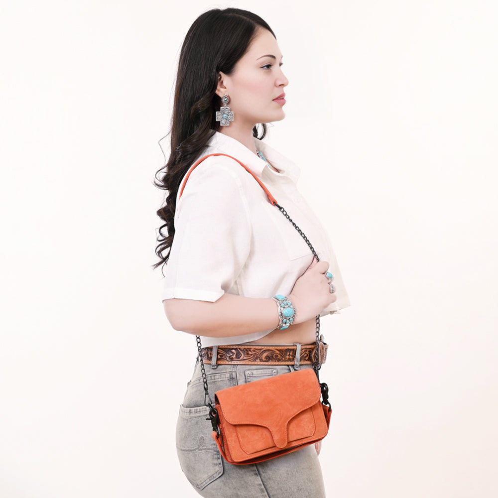 American Darling Genuine Leather Evening Bag