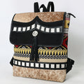 OHLAY Hair-On Canvas Leather Backpack