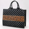 American Darling Tote Hand Tooled Genuine Leather