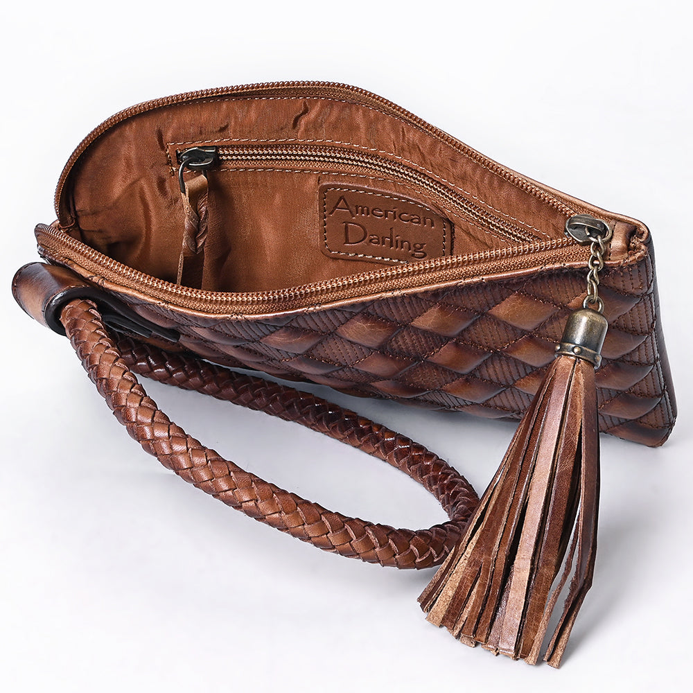 American Darling wristlet Full Grain Genuine Leather Western Women Bag Handbag Purse | Purses for Cute
