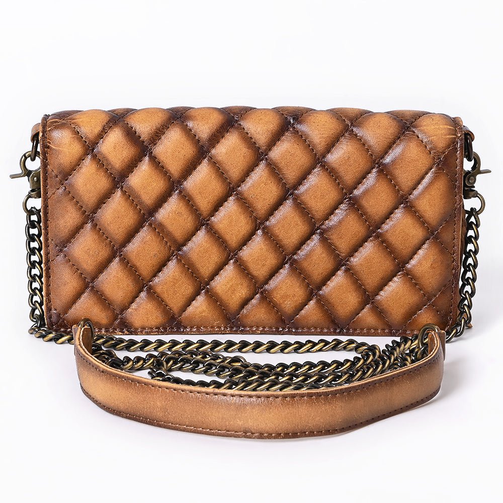 American Darling Organiser Hair-On Hand Tooled Genuine Leather