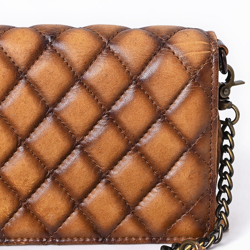 American Darling Organiser Hair-On Hand Tooled Genuine Leather