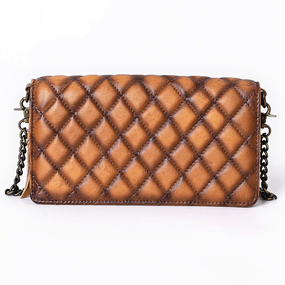American Darling Organiser Hair-On Hand Tooled Genuine Leather