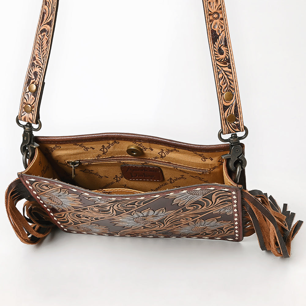 American Darling Hand Tooled Genuine Leather