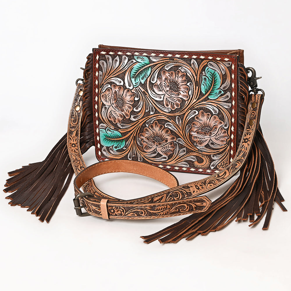 American Darling Hand Tooled Genuine Leather