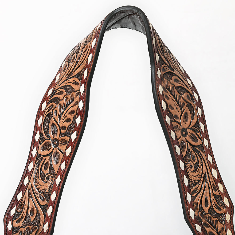 American Darling Hobo Suede Hand Tooled Genuine Leather