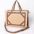 American Darling Tote Hand Tooled Saddle Blanket Genuine Leather