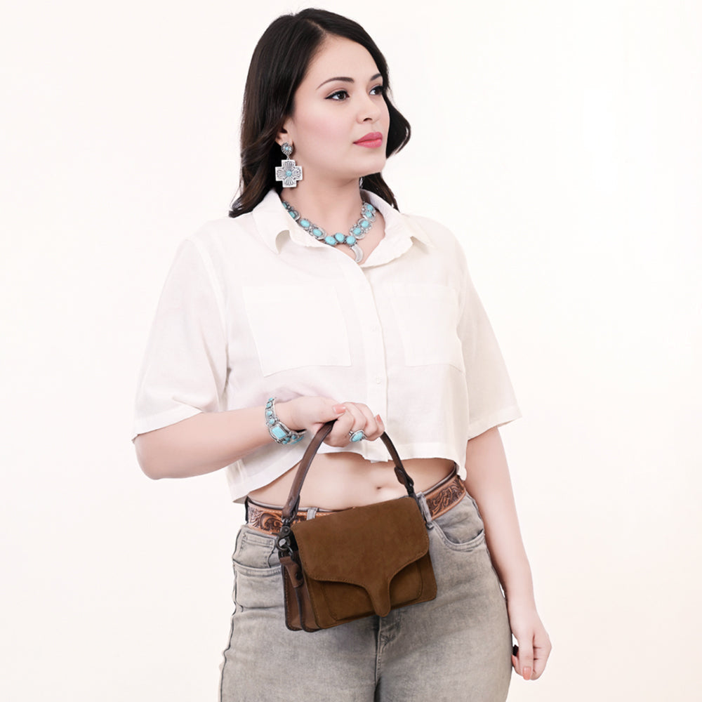 American Darling Genuine Leather Evening Bag