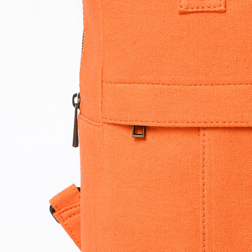 Ohlay Tote Upcycled Canvas Genuine Leather