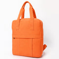 Ohlay Tote Upcycled Canvas Genuine Leather