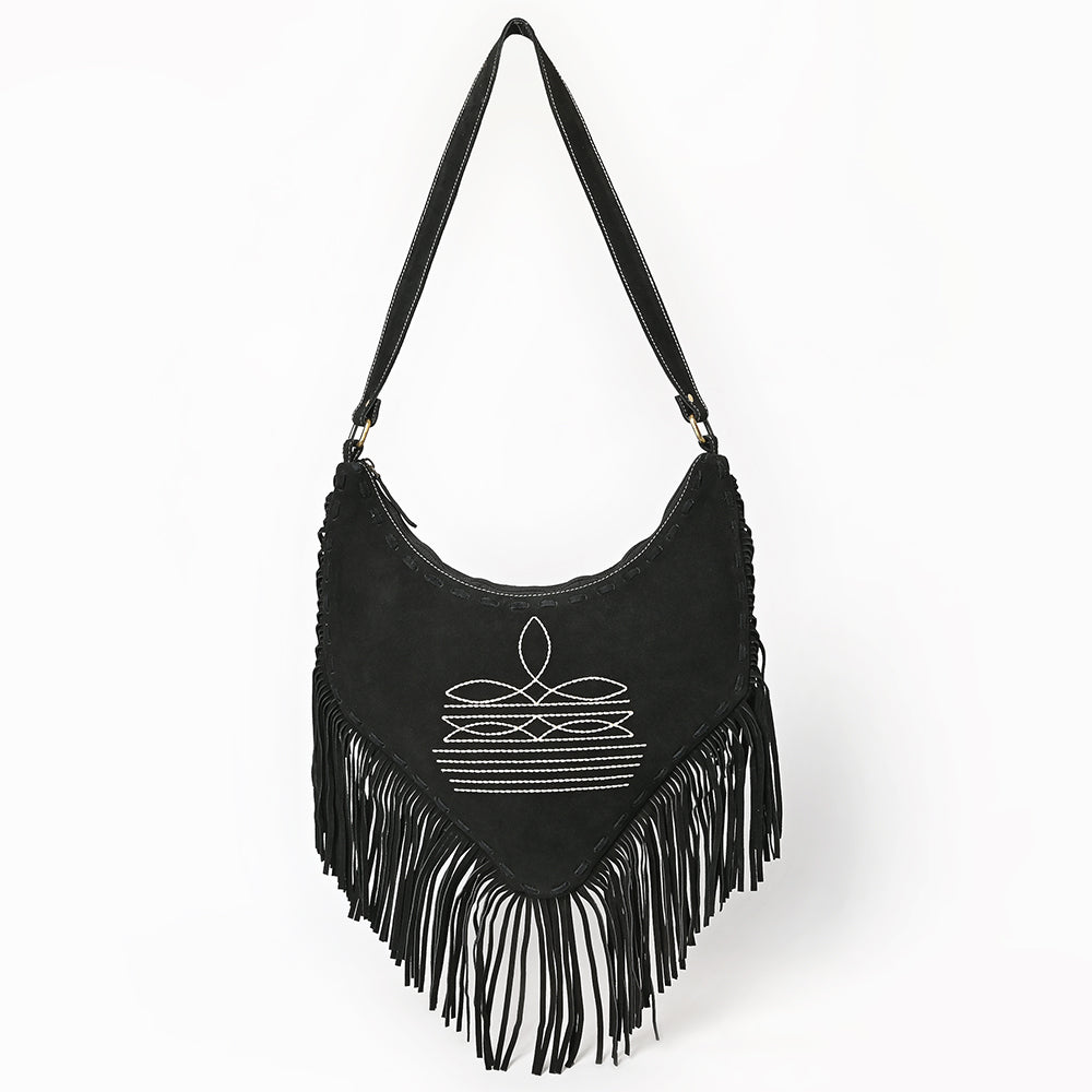 American Darling Small Crossbody Suede Genuine Leather