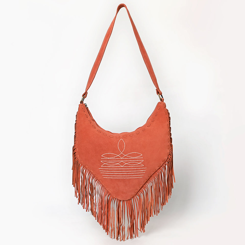 American Darling Small Crossbody Suede Genuine Leather Women Bag Western Handbag Purse|