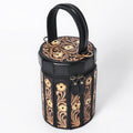 American Darling Jewelry Case Hand Tooled Genuine Leather