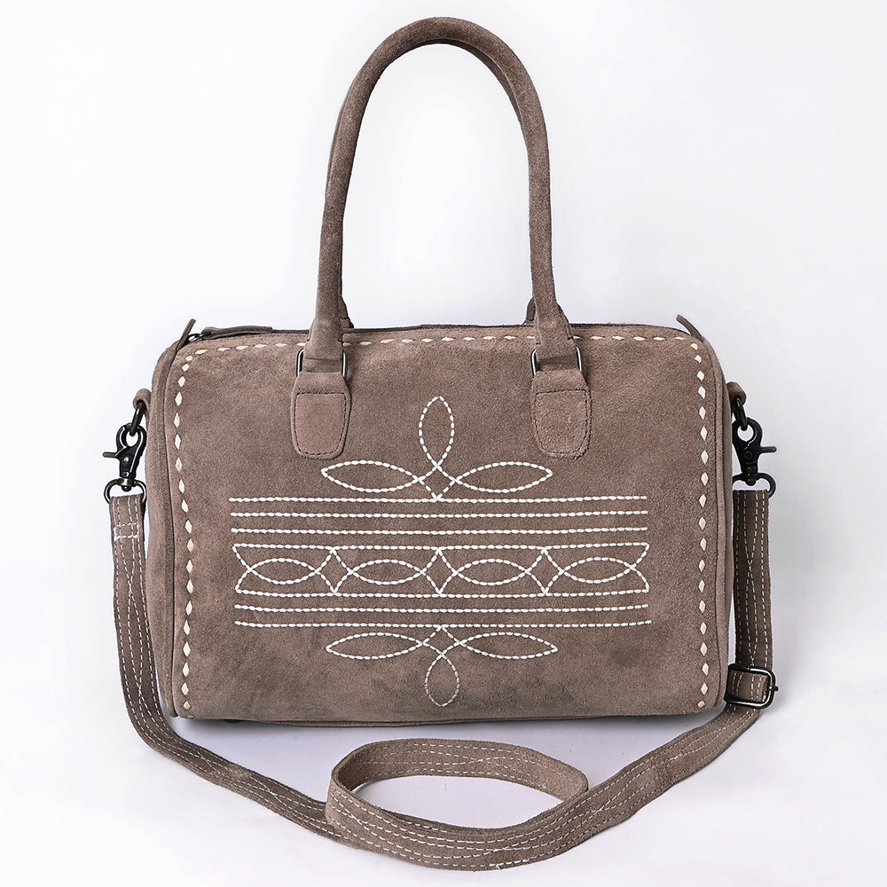 American Darling Tooled Leather Western Travel Duffel Bag