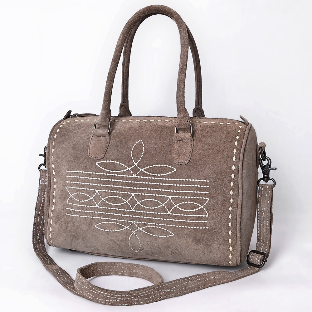 American Darling Tooled Leather Western Travel Duffel Bag