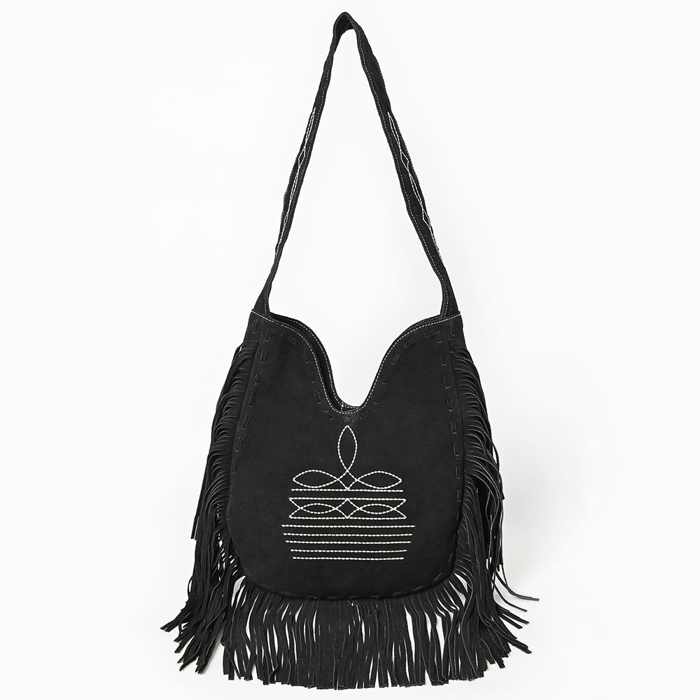 American Darling Small Crossbody Suede Genuine Leather