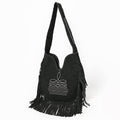 American Darling Small Crossbody Suede Genuine Leather