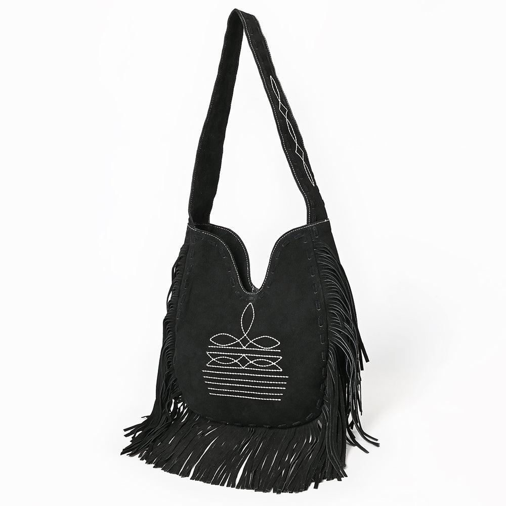 American Darling Small Crossbody Suede Genuine Leather