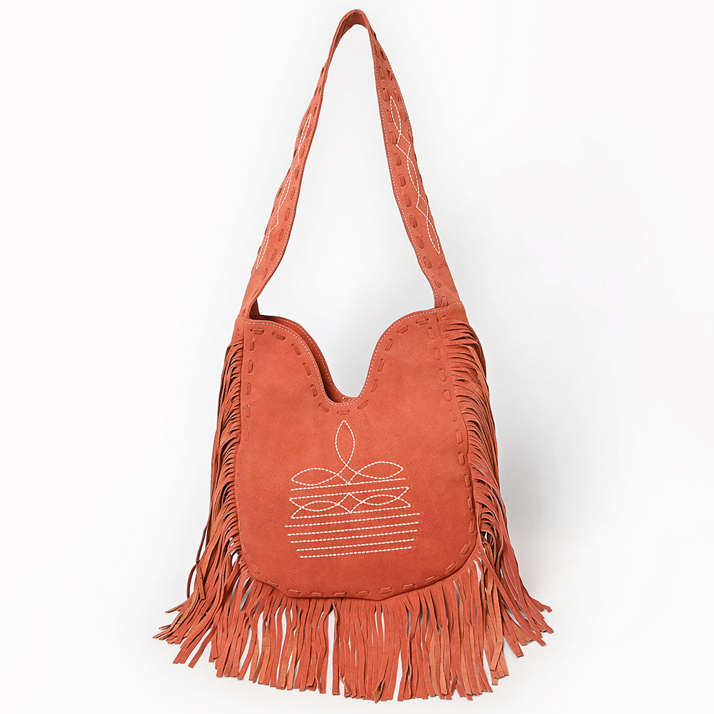 American Darling Small Crossbody Suede Genuine Leather
