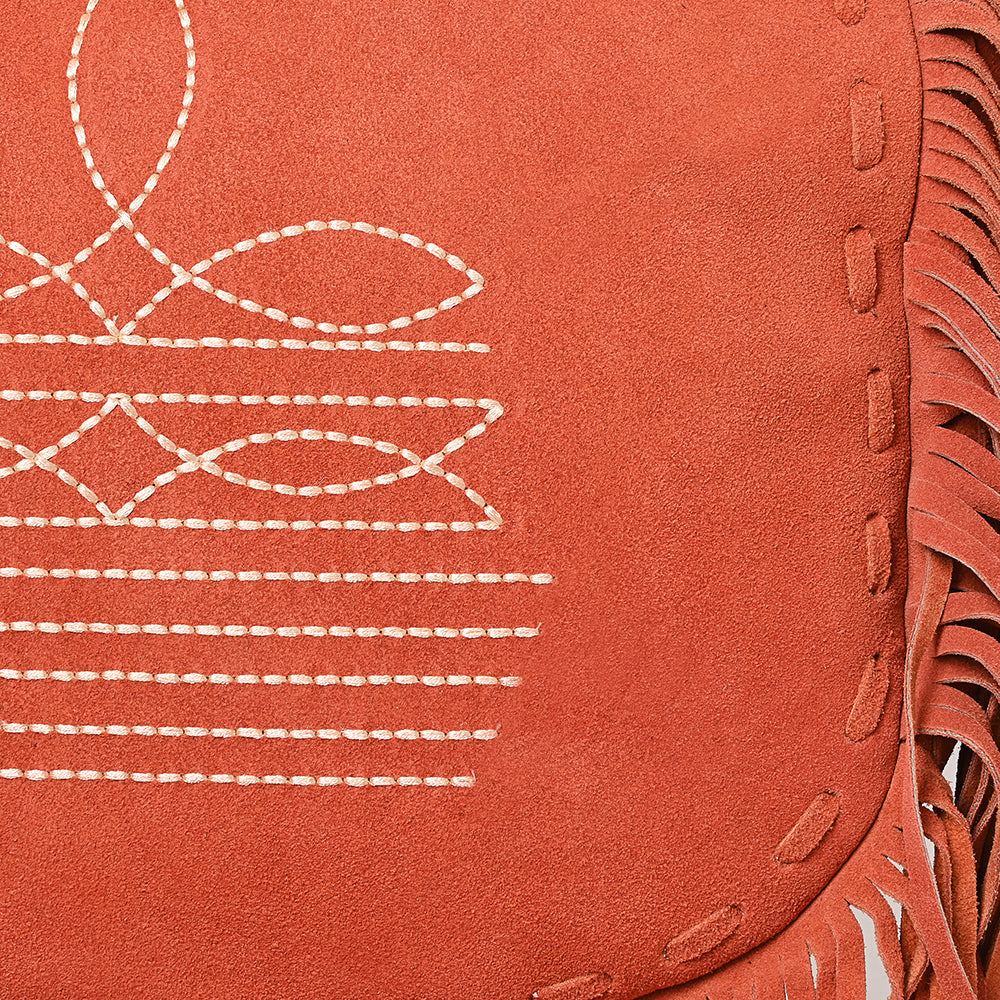 American Darling Small Crossbody Suede Genuine Leather
