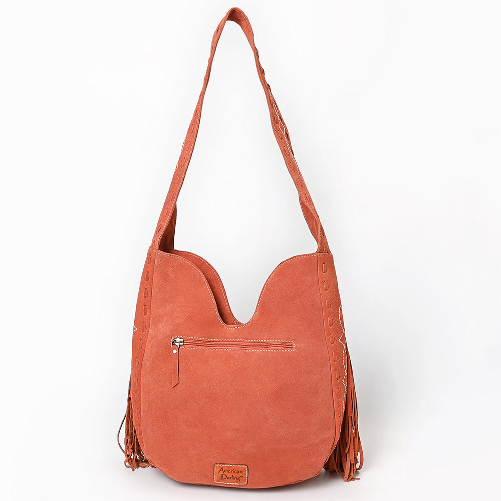 American Darling Small Crossbody Suede Genuine Leather
