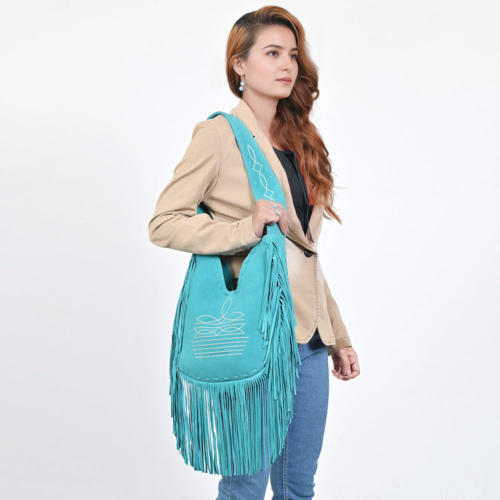 American Darling Hobo Suede Genuine Leather
