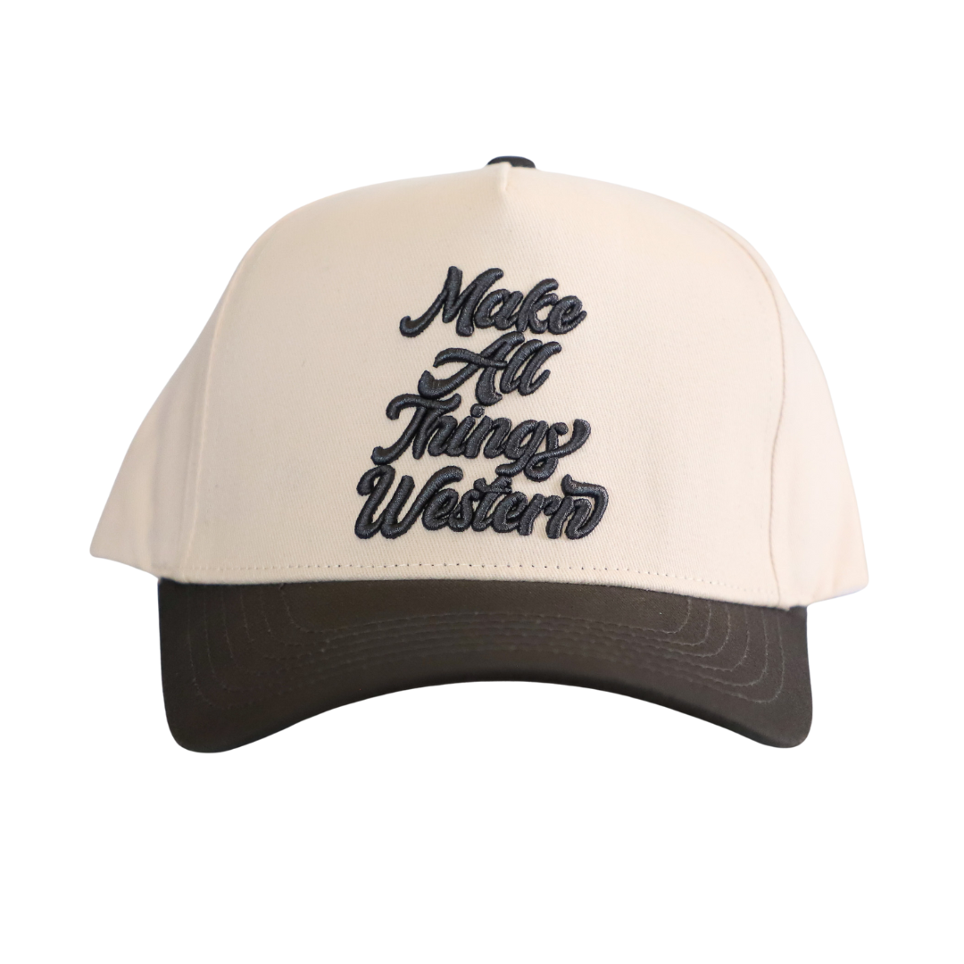 Make All Things Western (charcoal) Hat — view 2