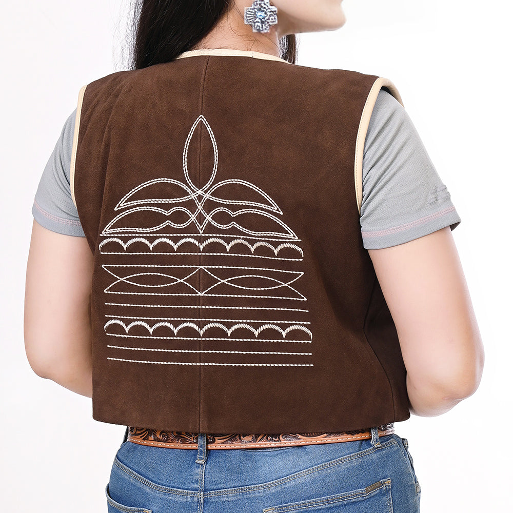 Genuine Suede leather Women jacket dress