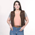 Genuine Suede leather Women jacket dress