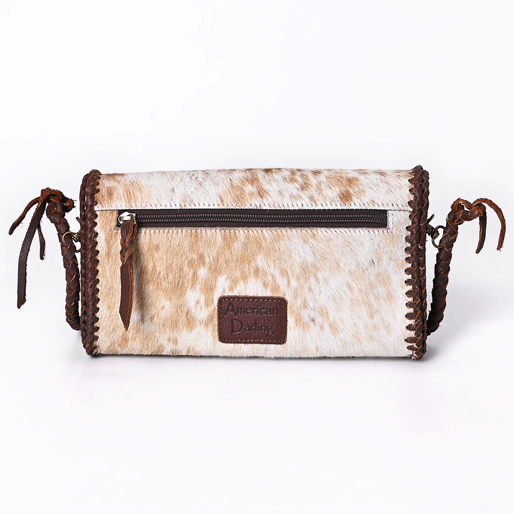 American Darling Crossbody Hair On Genuine Leather Western Women Bag Handbag Purse | for Cute