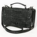 American Darling Crossbody Crocodile embossed Genuine Leather