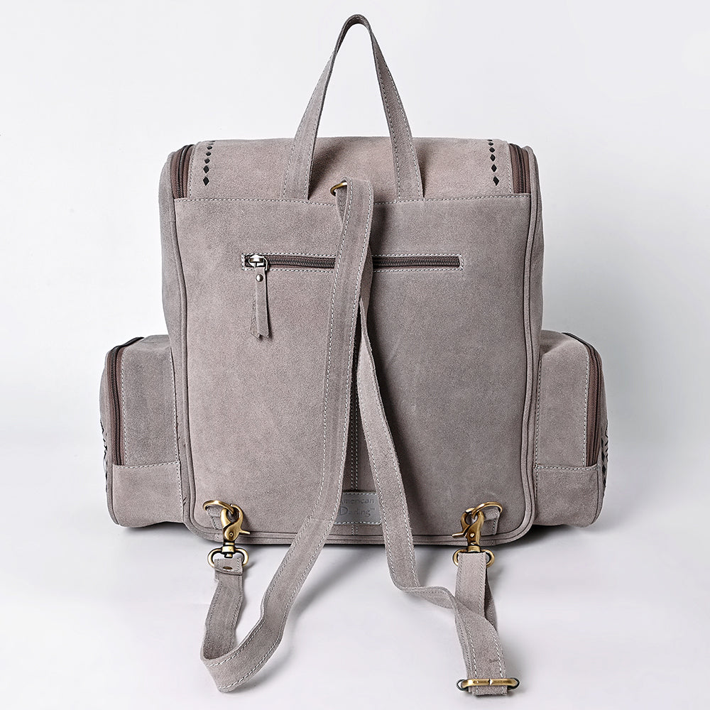 American Darling Genuine Suede Leather Backpack Handcrafted Boot Stitched Embroidery Eco-Friendly Full Grain Leather
