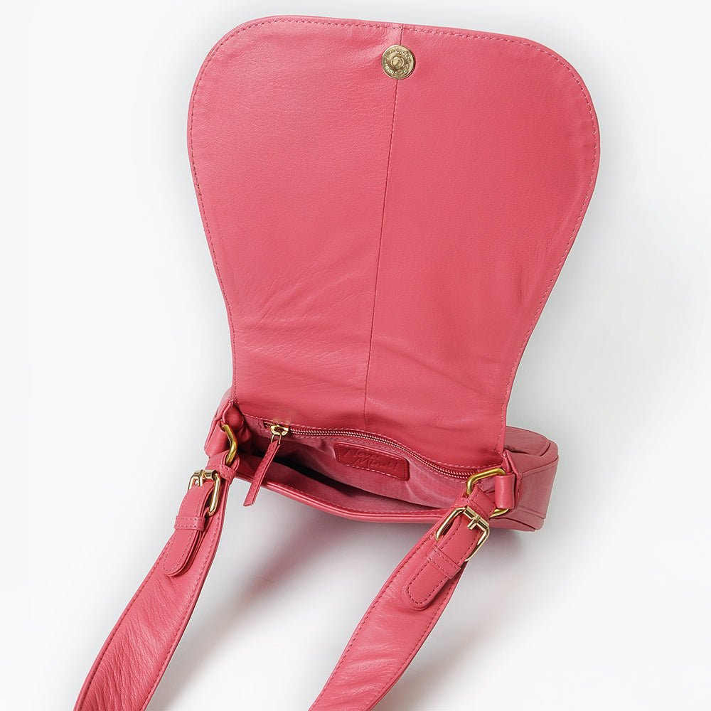 Never Mind Crossbody Handmade Genuine Cowhide Leather
