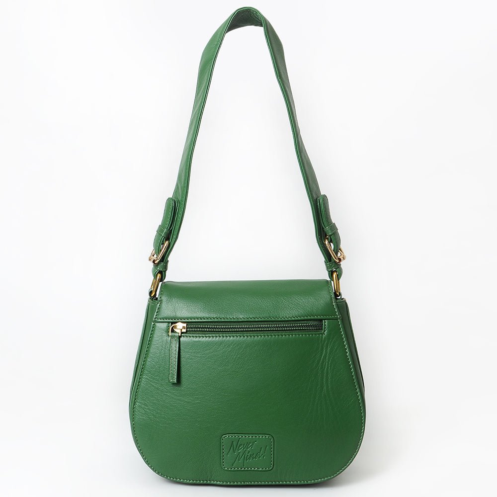 Never Mind Crossbody Handmade Genuine Cowhide Leather