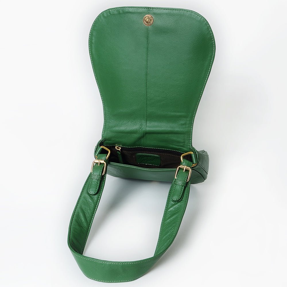 Never Mind Crossbody Handmade Genuine Cowhide Leather