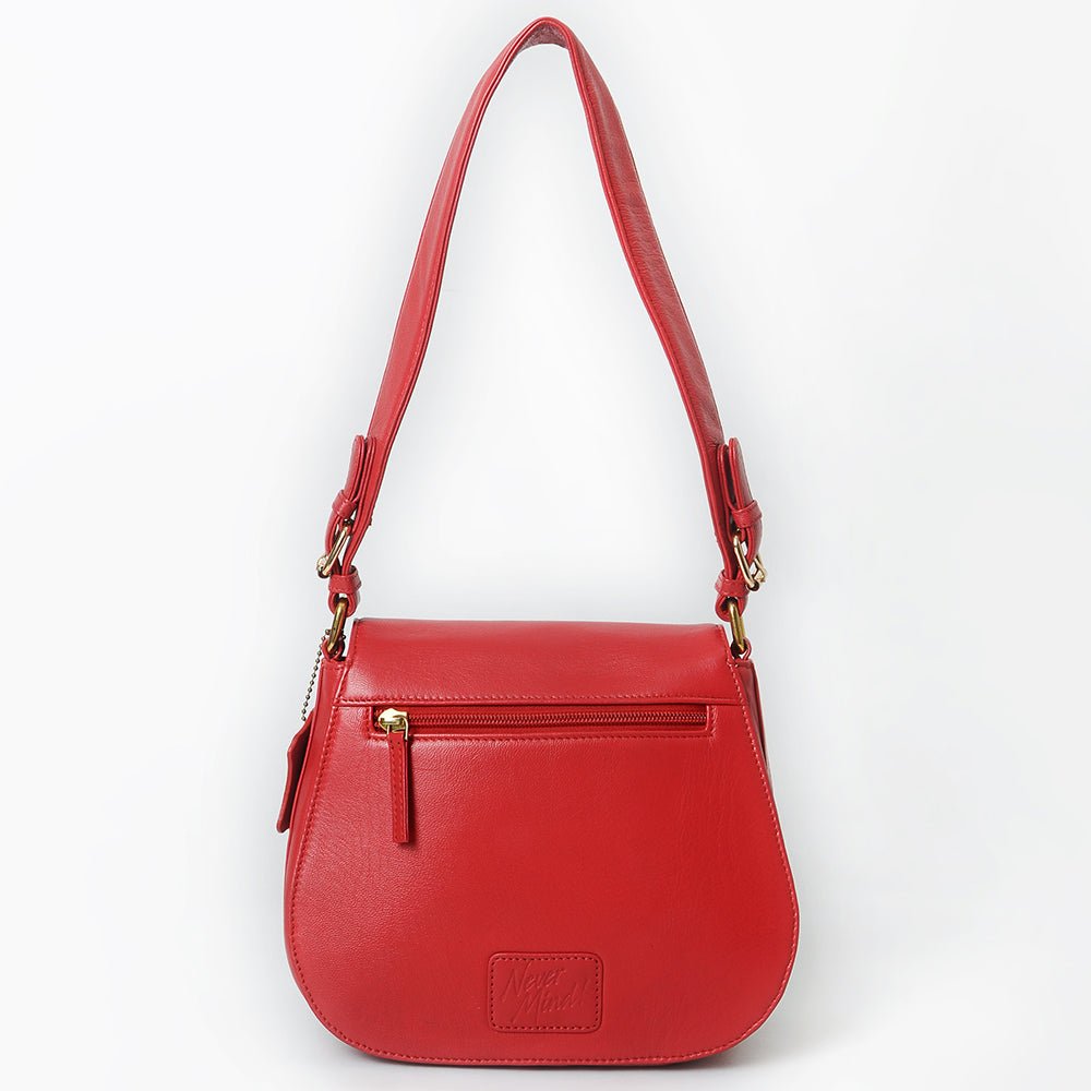 Never Mind Crossbody Handmade Genuine Cowhide Leather