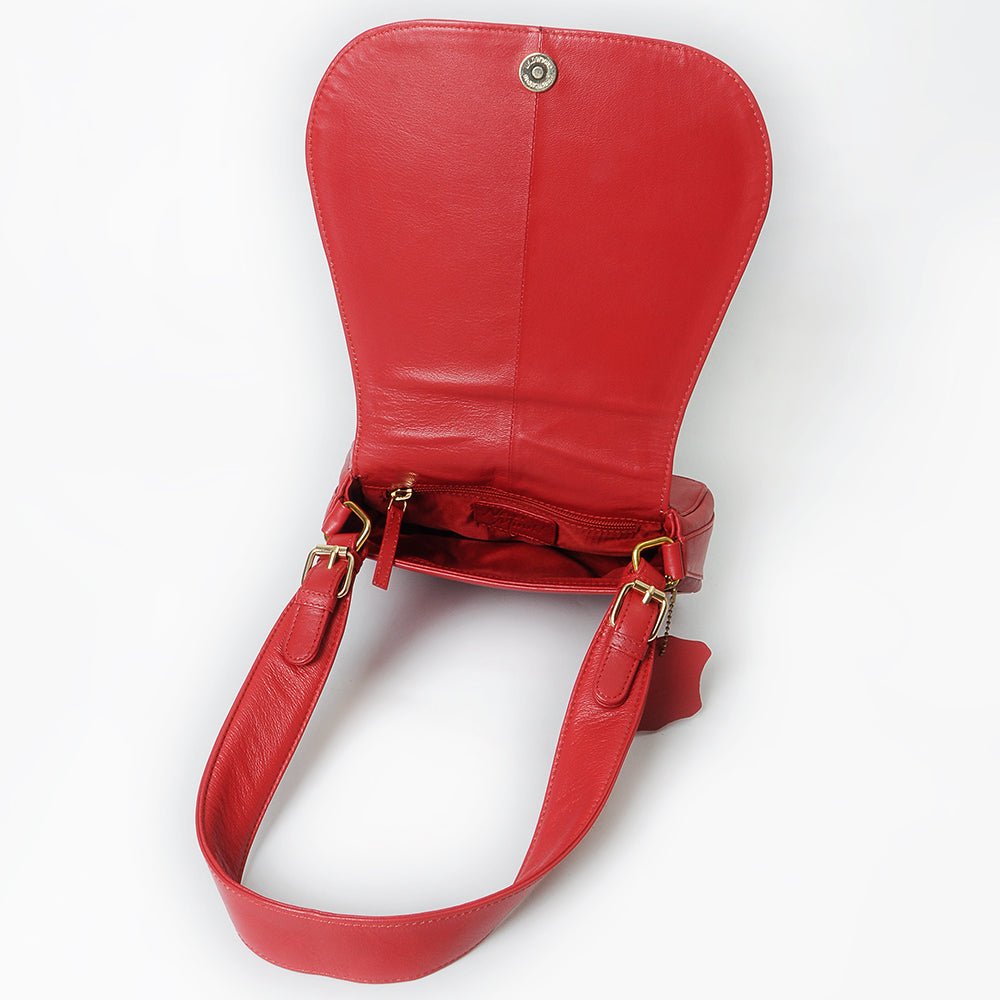 Never Mind Crossbody Handmade Genuine Cowhide Leather