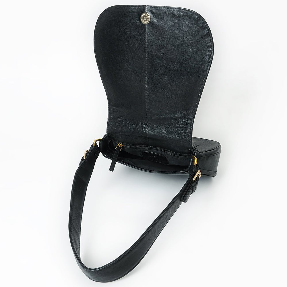 Never Mind Crossbody Handmade Genuine Cowhide Leather