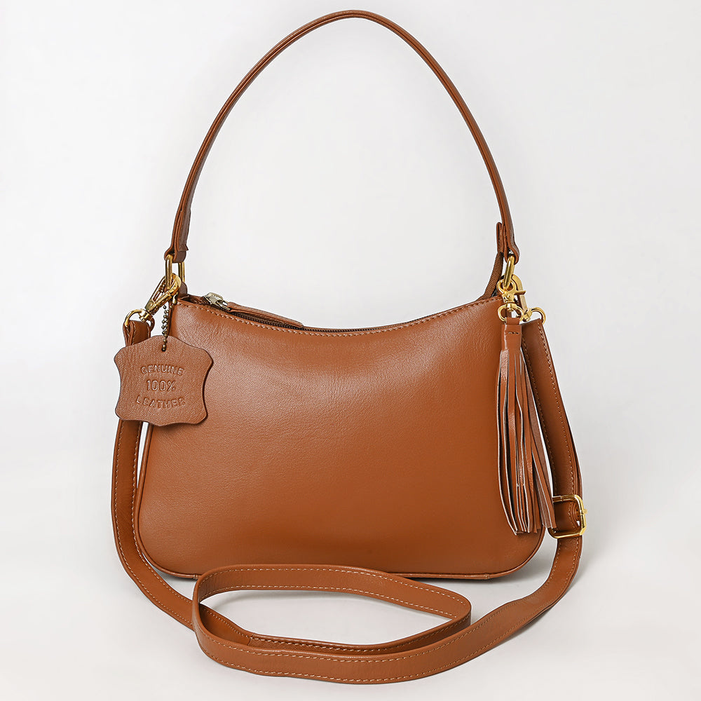 Never Mind Western Cross Body Genuine Leather Handbag Purse Wallet Bag For Women Girls