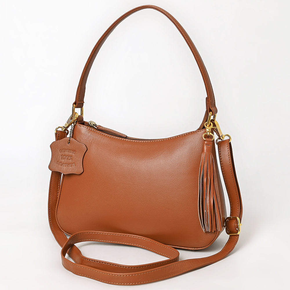 Never Mind Western Cross Body Genuine Leather Handbag Purse Wallet Bag For Women Girls