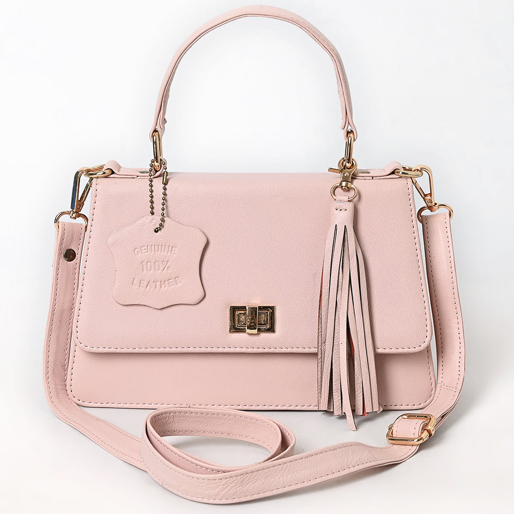 Never Mind Crossbody Fringes Genuine Leather