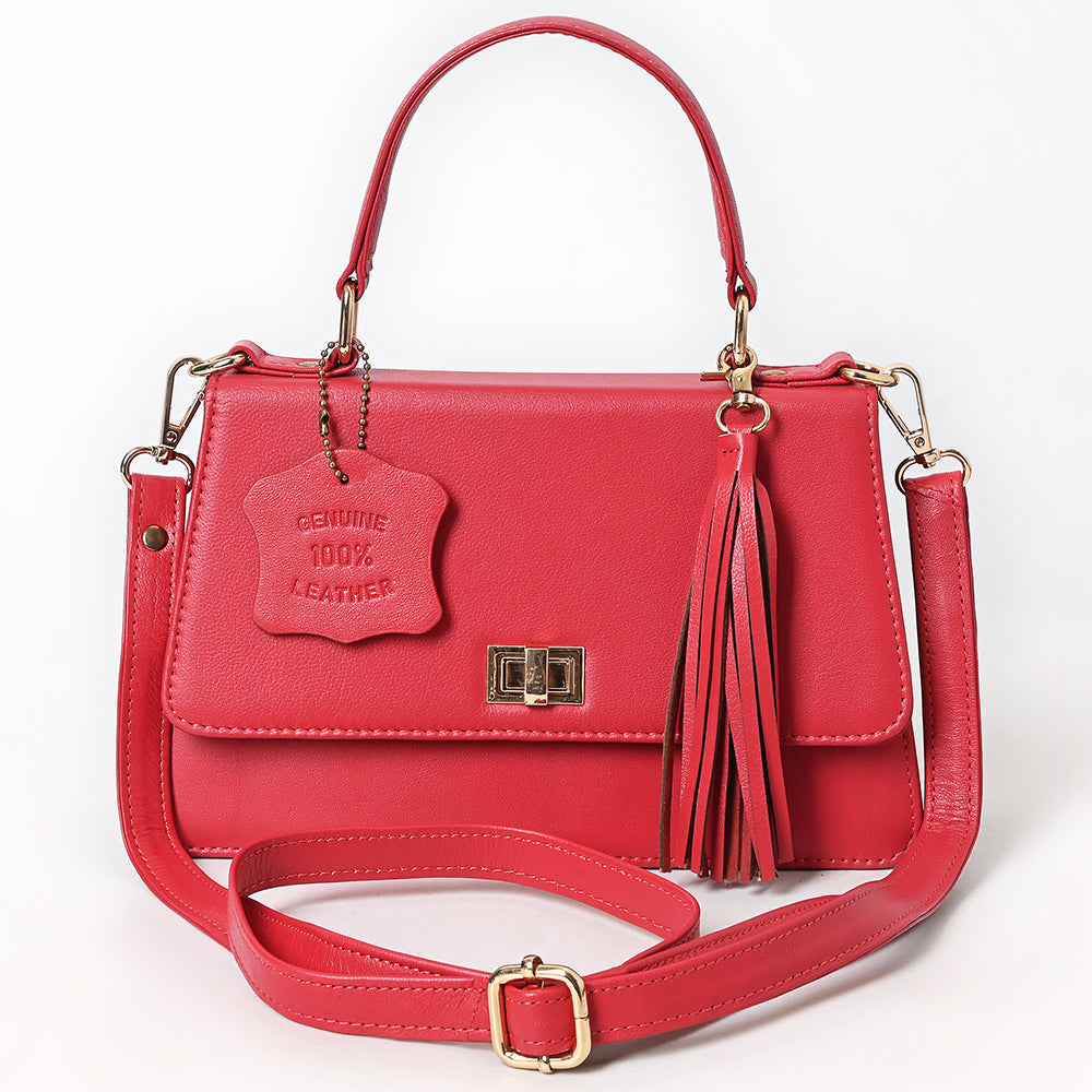 Never Mind Crossbody Fringes Genuine Leather