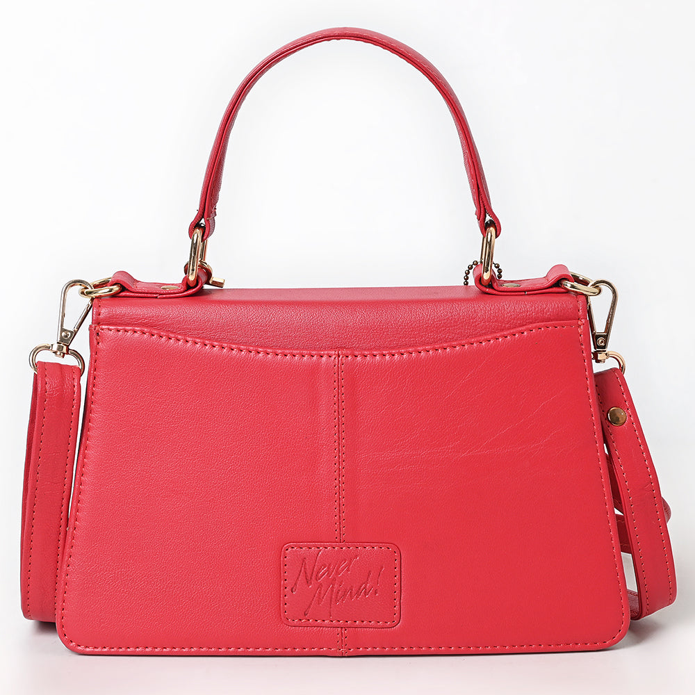 Never Mind Crossbody Fringes Genuine Leather