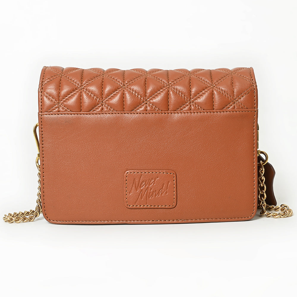 Never Mind Crossbody Genuine Leather