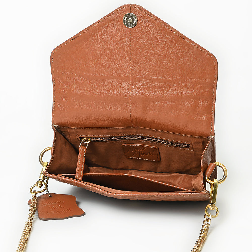 Never Mind Crossbody Genuine Leather