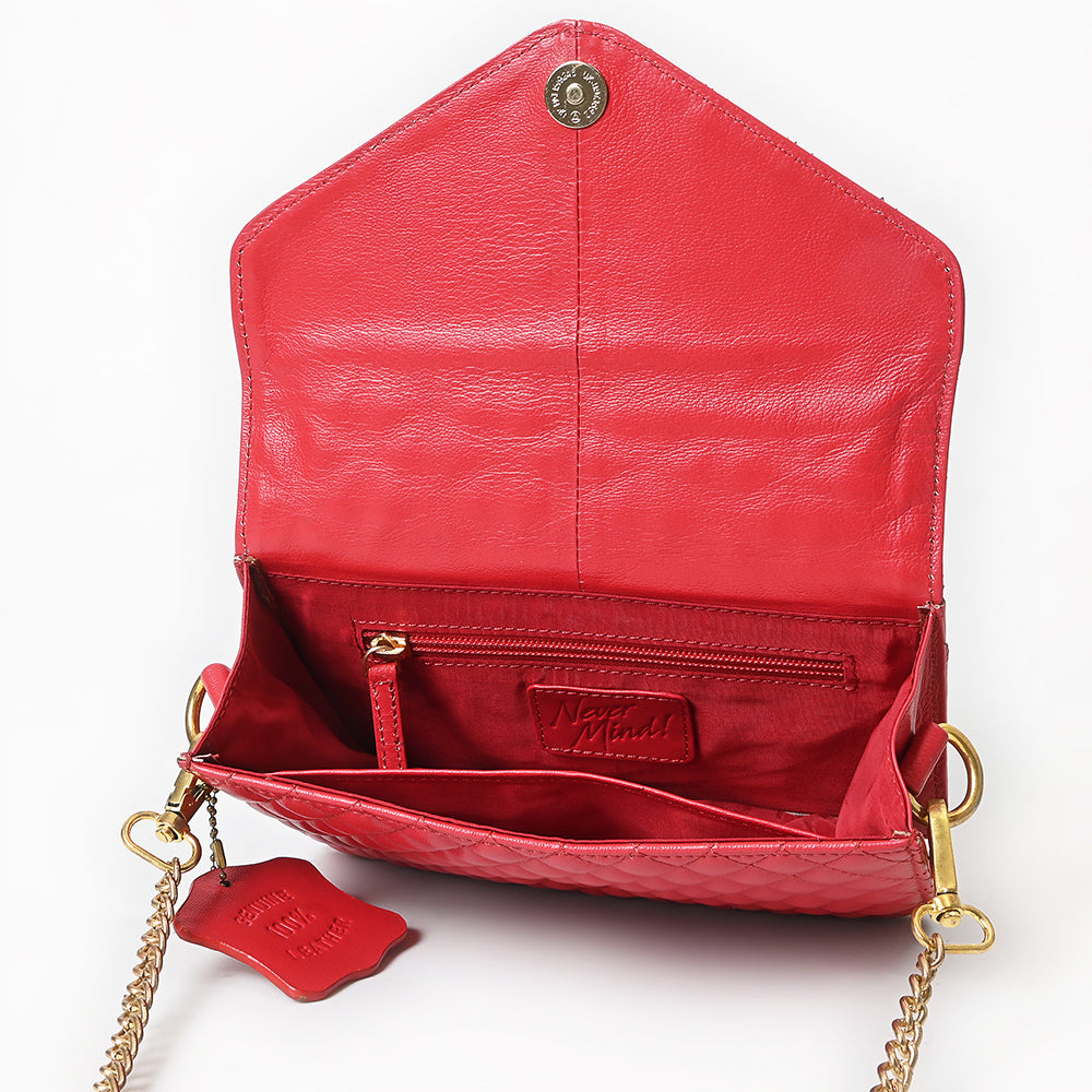 Never Mind Crossbody Genuine Leather