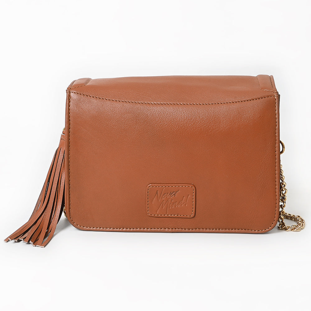 Never Mind Crossbody Genuine Leather
