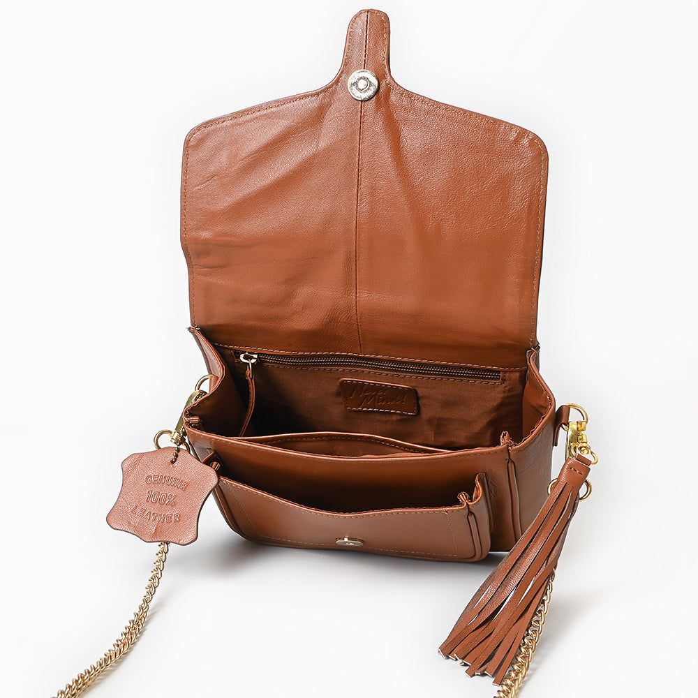 Never Mind Crossbody Genuine Leather