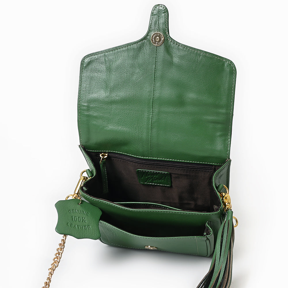 Never Mind Crossbody Genuine Leather