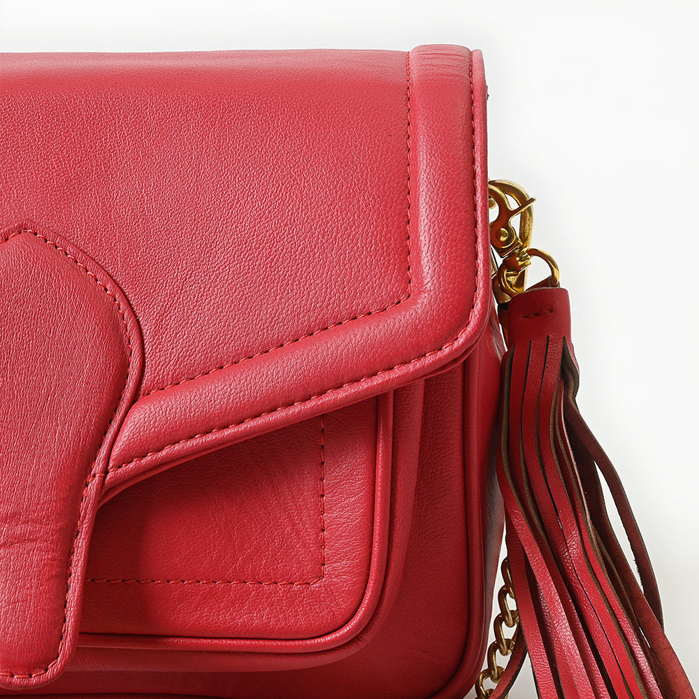Never Mind Crossbody Genuine Leather